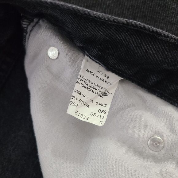 Harley Davidson Men's Black Label Black Wash Jeans 36 X 32 - Picture 8 of 9